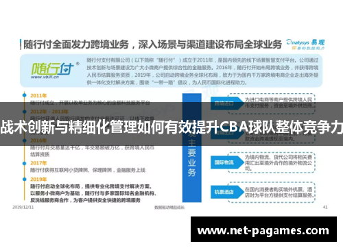 战术创新与精细化管理如何有效提升CBA球队整体竞争力